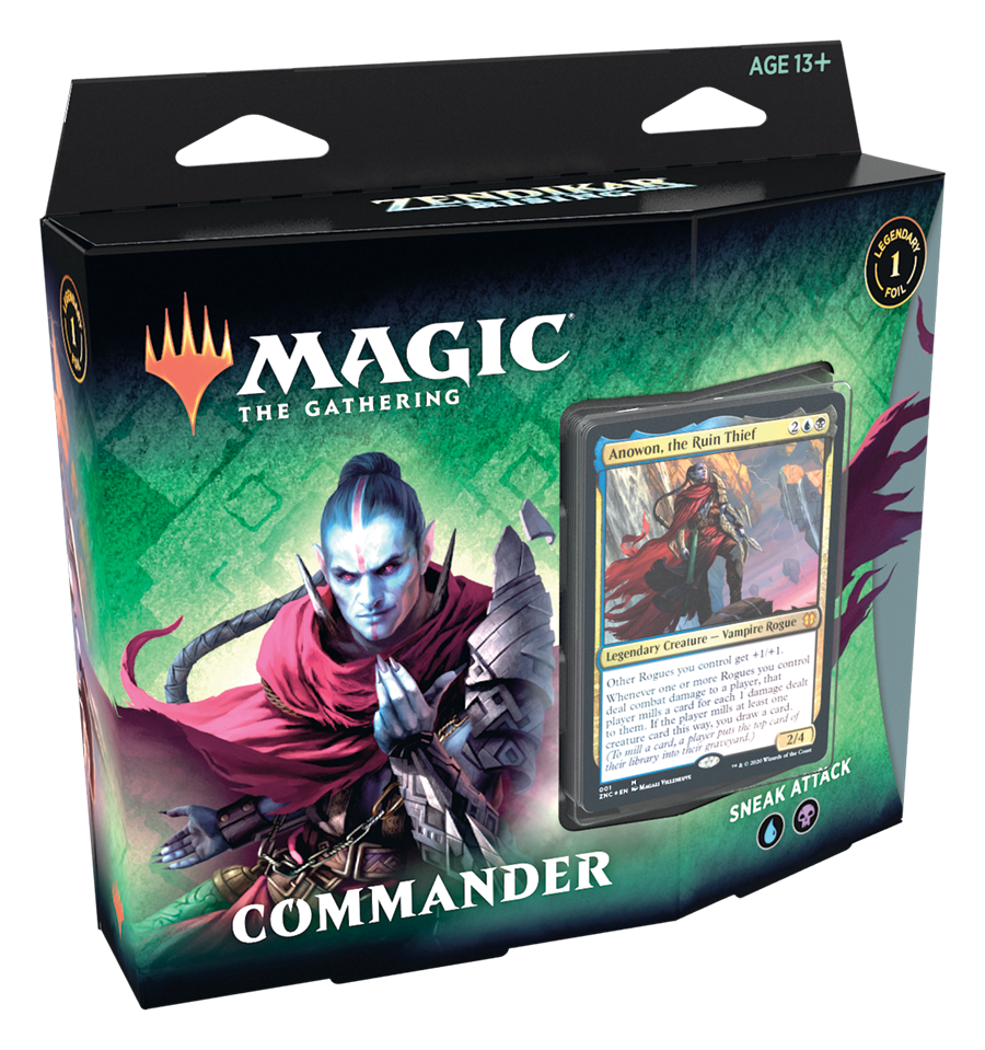 Sneak Attack Commander Deck Zendikar Rising Magic Englisch English