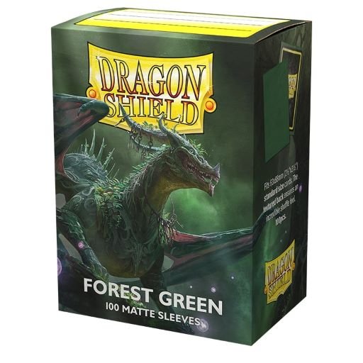 Dragon Shield Matte Forest Green 100 10