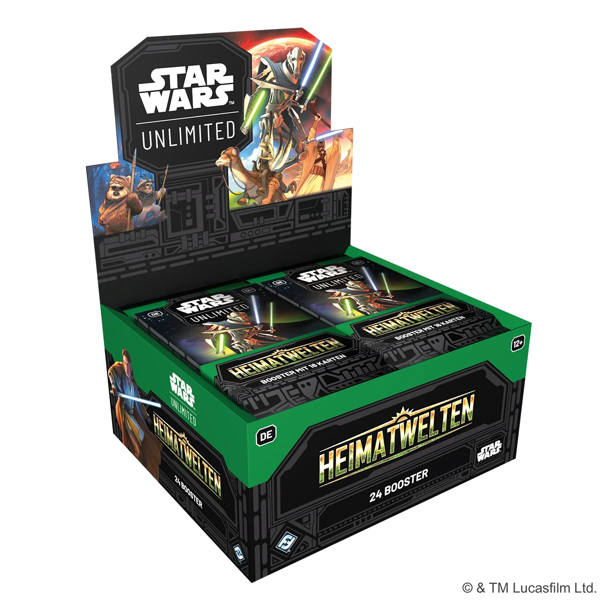 Star Wars: Unlimited – Heimatwelten (Booster-Display) - DE