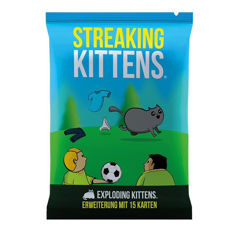 Exploding Kittens Streakting Kittens Erweiterung Asmodee Deutsch Pack