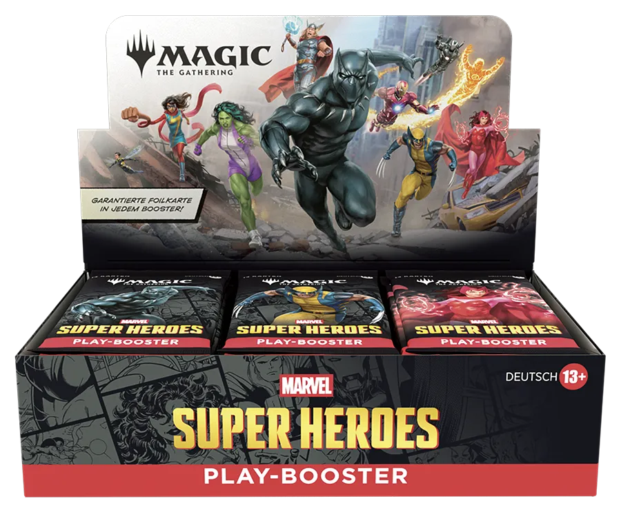 Marvel Super Heroes - Play-Booster-Display (DEU)
