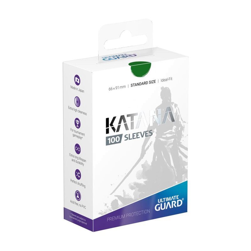 Ultimate Guard Katana Sleeves Standardgroesse Gruen 100