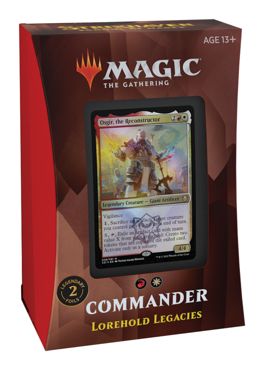 Magic Commander Deck Strixhaven Lorehold Legacies