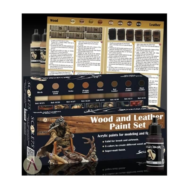 Scale Wood And Leather Paint Set Bb Spiele3