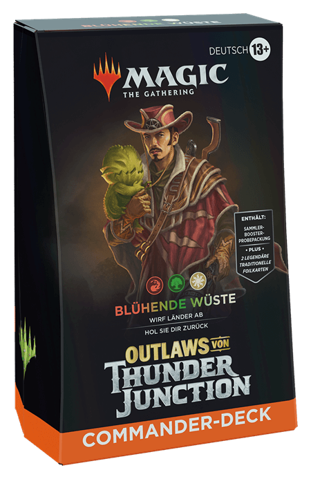 Outlaws Von Thunder Junction Commander Deck Bluehede Wueste Deu