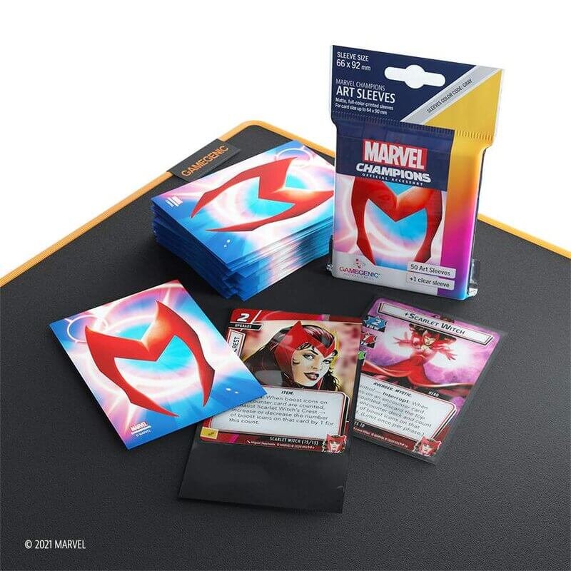 Gamegenic Marvel Champions Art Sleeves Scarlet Witch 2 1