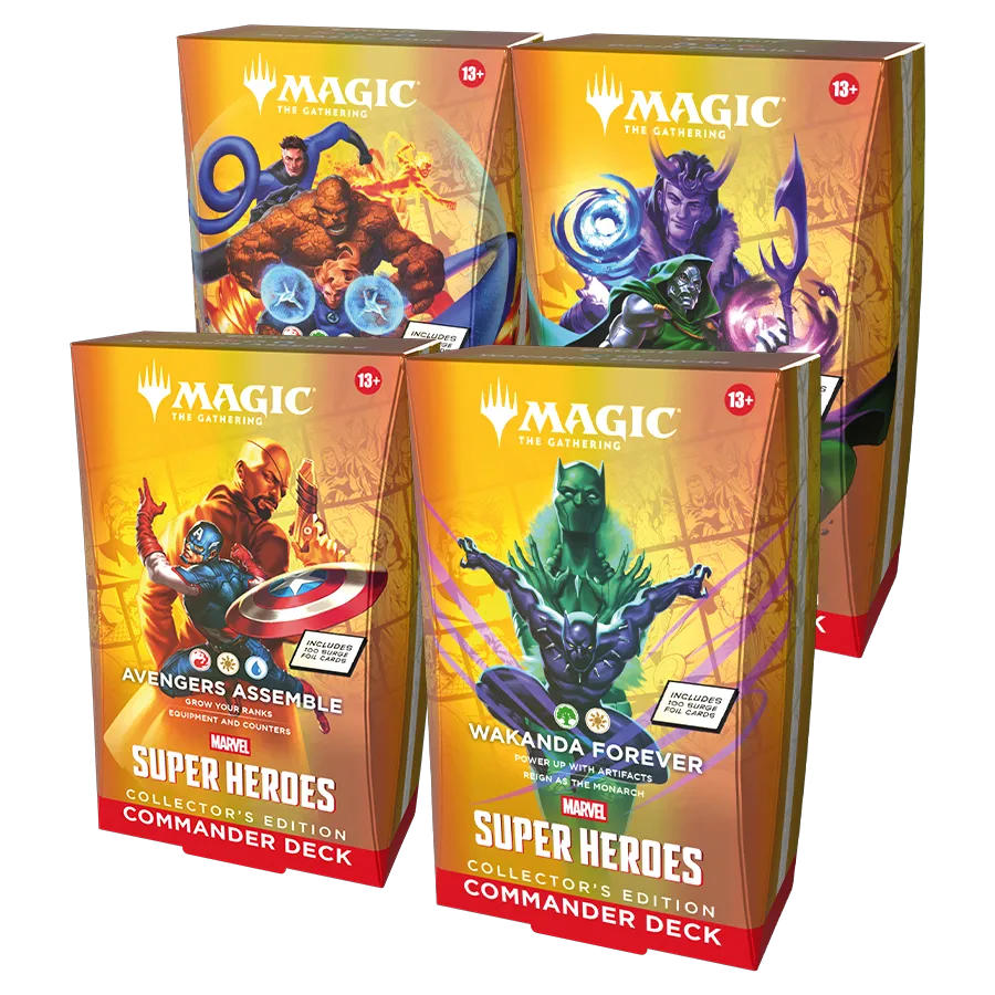 MTG -  Marvel Super Heroes Collector Deck Display (4 Decks) - EN