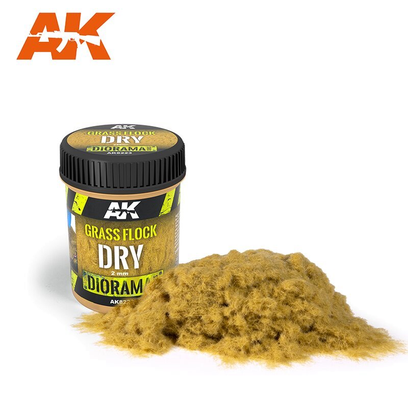 Ak 8223 Grass Flock 2Mm Dry 100Ml 1