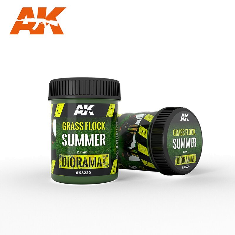 Ak 8220 Grass Flock 2Mm Summer 100Ml 2