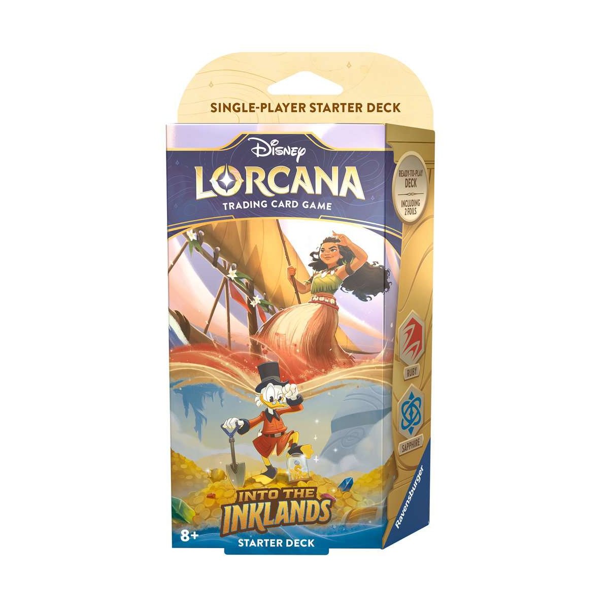 Lorcana Into The Inklands Deck Ruby Sapphire Eng 1
