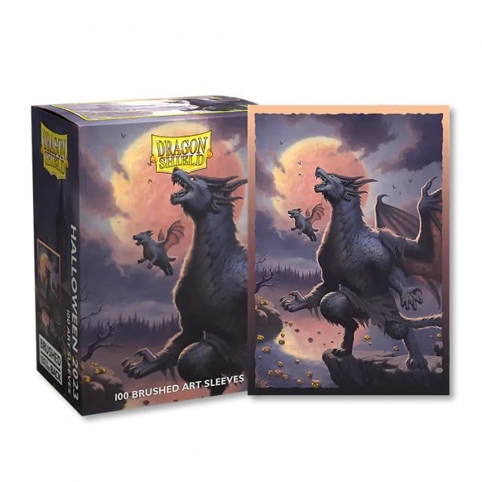 Dragon Shield Brushed Art Halloween 2023 100 2