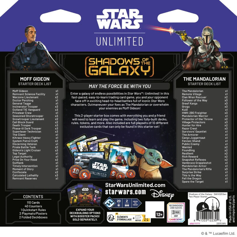 Star Wars Unlimited Shadows Of The Galaxy Two Player Starter Eng 2