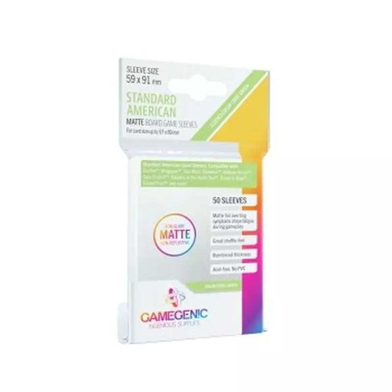 Oardgame Sleeves 59 X 91 Mm Clear 50