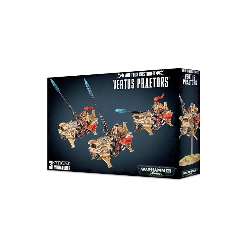 Adeptus Custodes Vertus Praetors Shield Captain Auf Dawneagle Jetbike 01 12