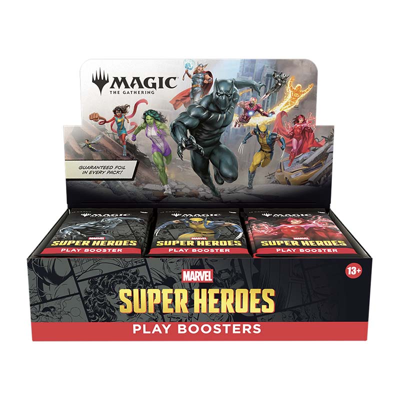 Marvel Super Heroes - Play-Booster-Display (ENG)