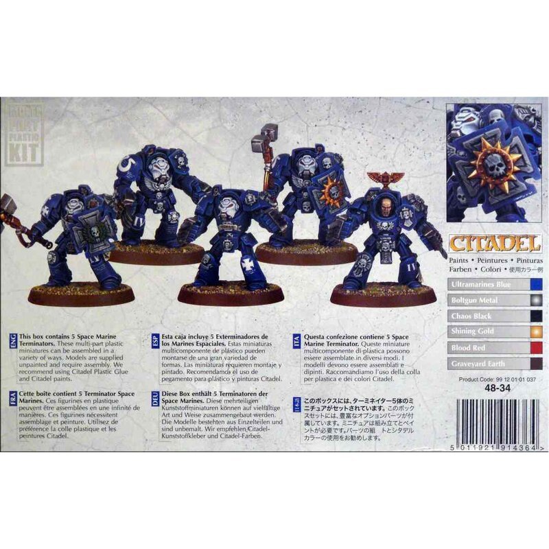 Space Marine Terminator Sturmtrupp 5 Mann 48 34 2