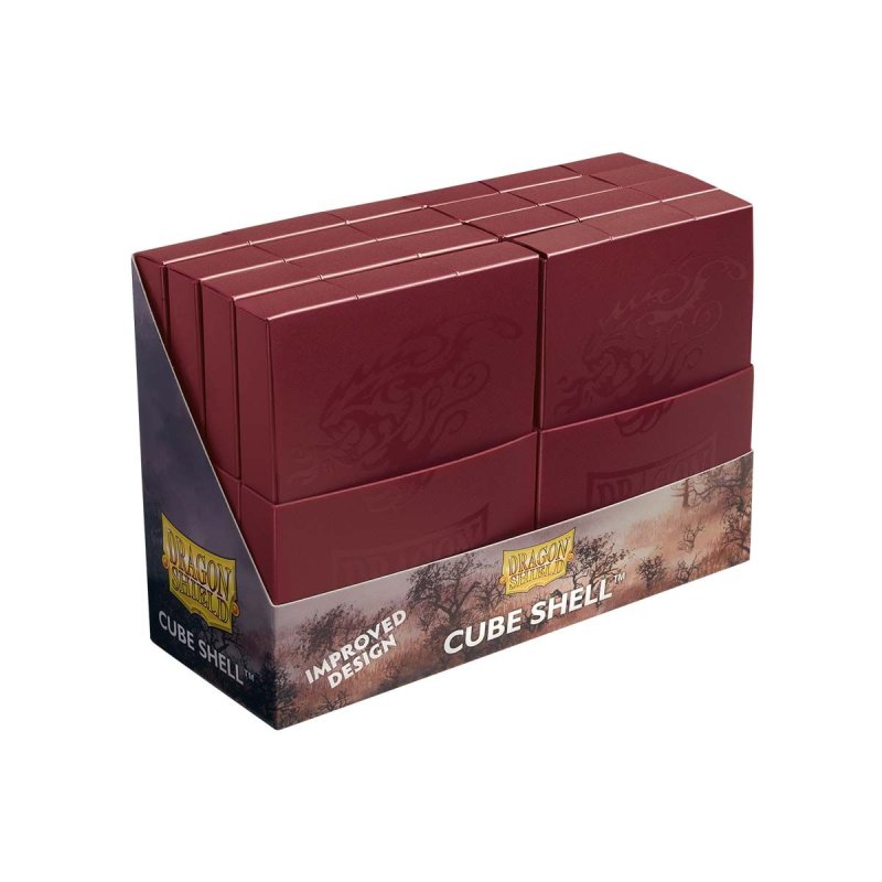 Cube Shell Box Blood Red 1