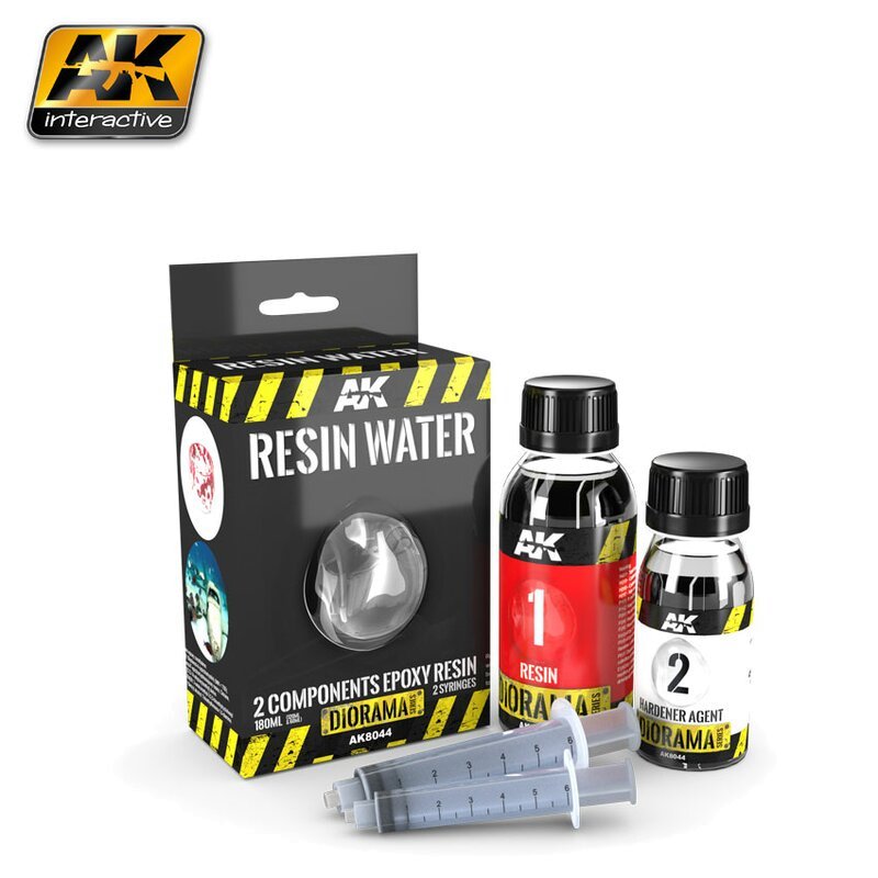 Water 2 Components Epoxy Resin 180Ml Enamel 1