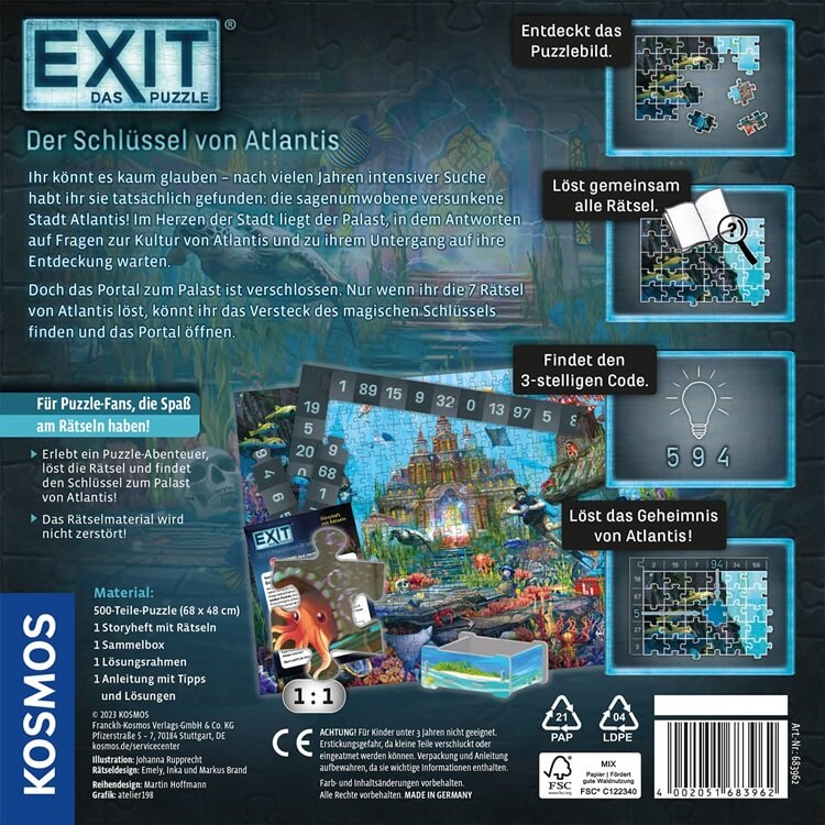 Exit Das Puzzle Der Schluessel Von Atlantis 2