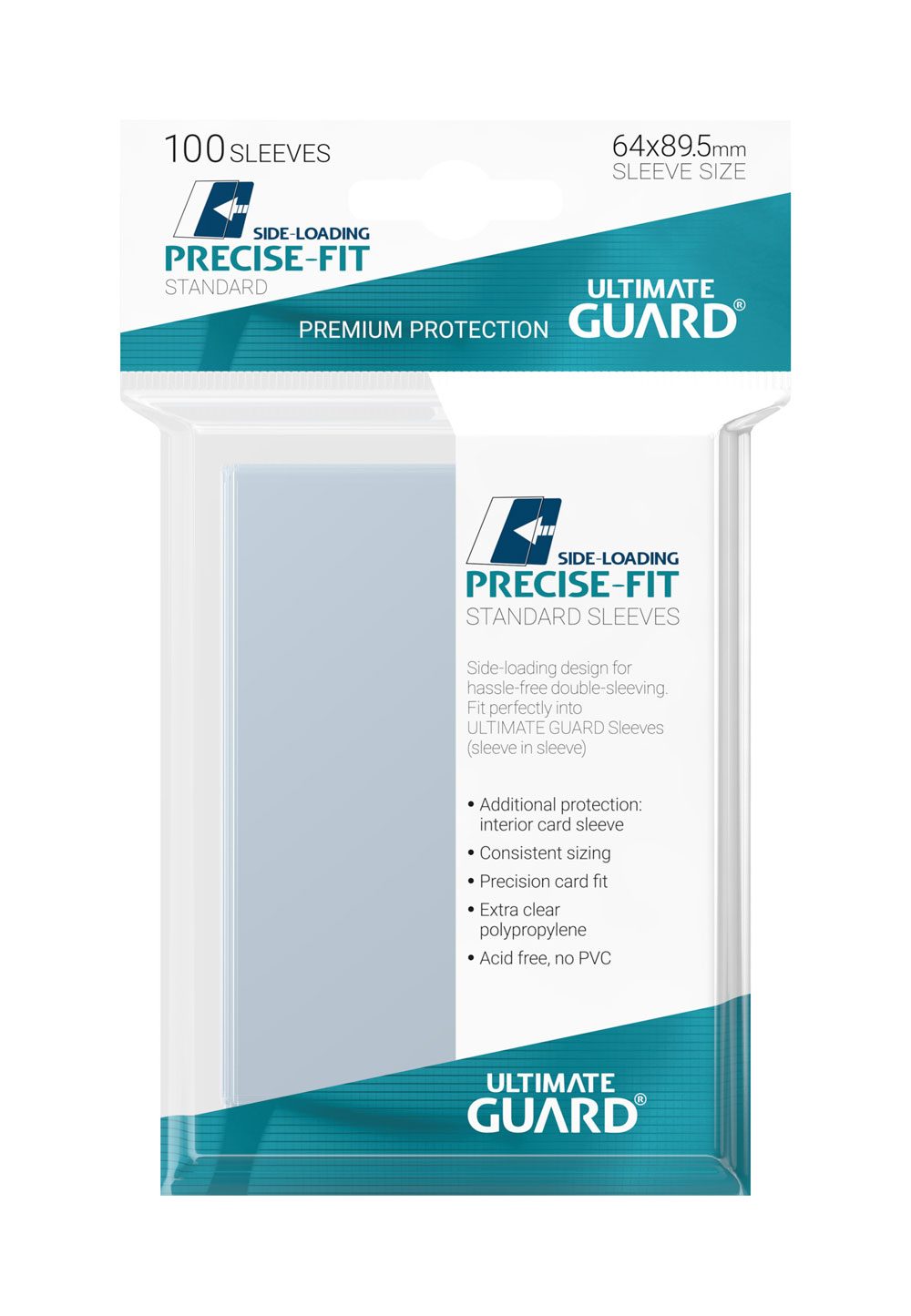 UG Precise-Fit Sleeves Side-Loading Standard Transparent