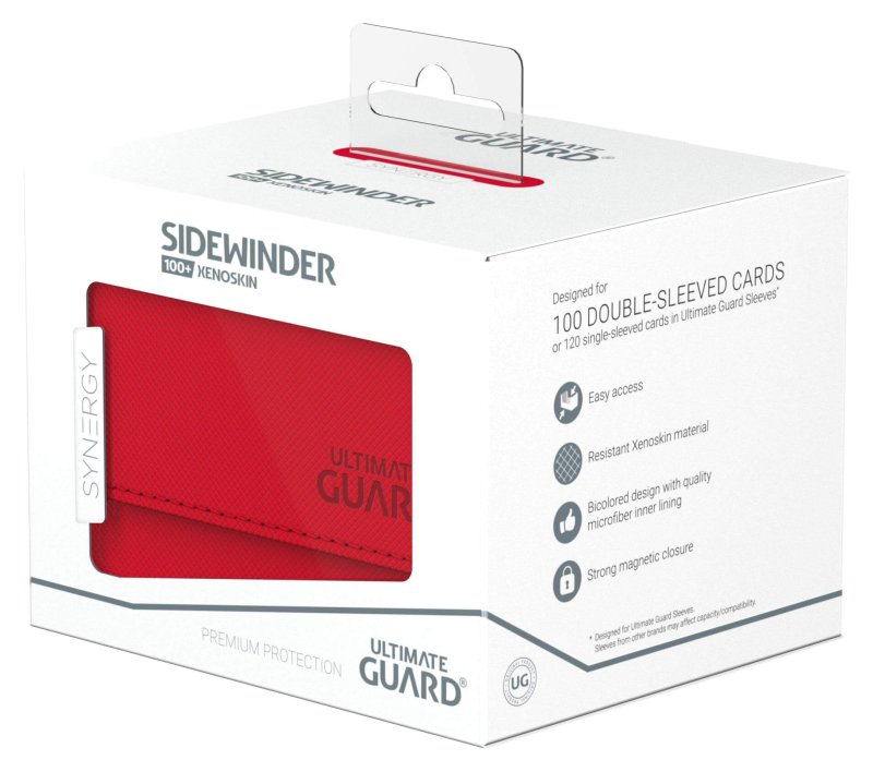 Ultimate Guard Sidewinder 100 Xenoskin Synergy Rot Weiss 3