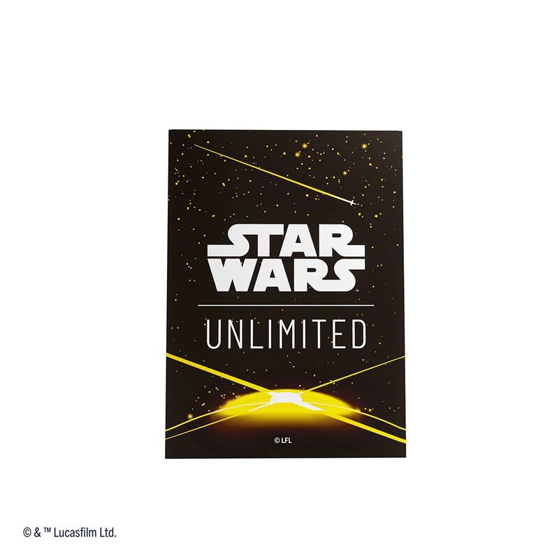 Star Wars Unlimited Art Sleeves Card Back Yellow 2