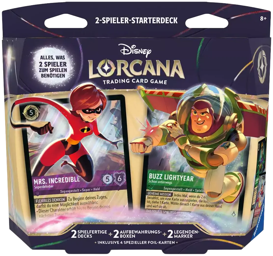Disney Lorcana - Unbekannte Wildnis - Zwei-Spieler-Starterdeck (De)