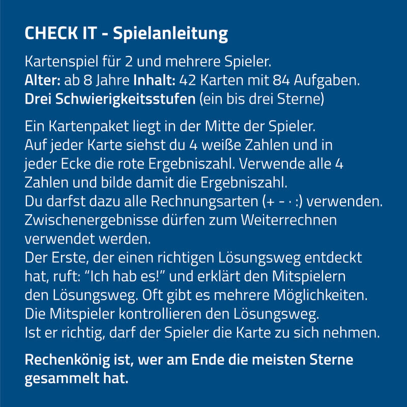 Check It Fortgeschritten Blau 5