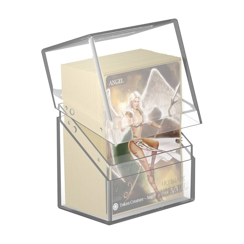 Ultimate Guard Boulder Deck Case 60 Standardgroesse Transparent 2