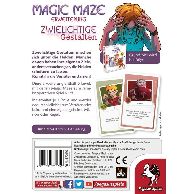 Magic Maze Zwielichtige Gestalten Erweiterung De 2