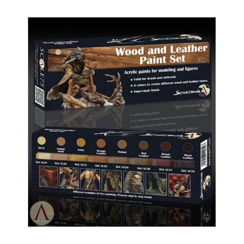 Scale Wood And Leather Paint Set Bb Spiele2