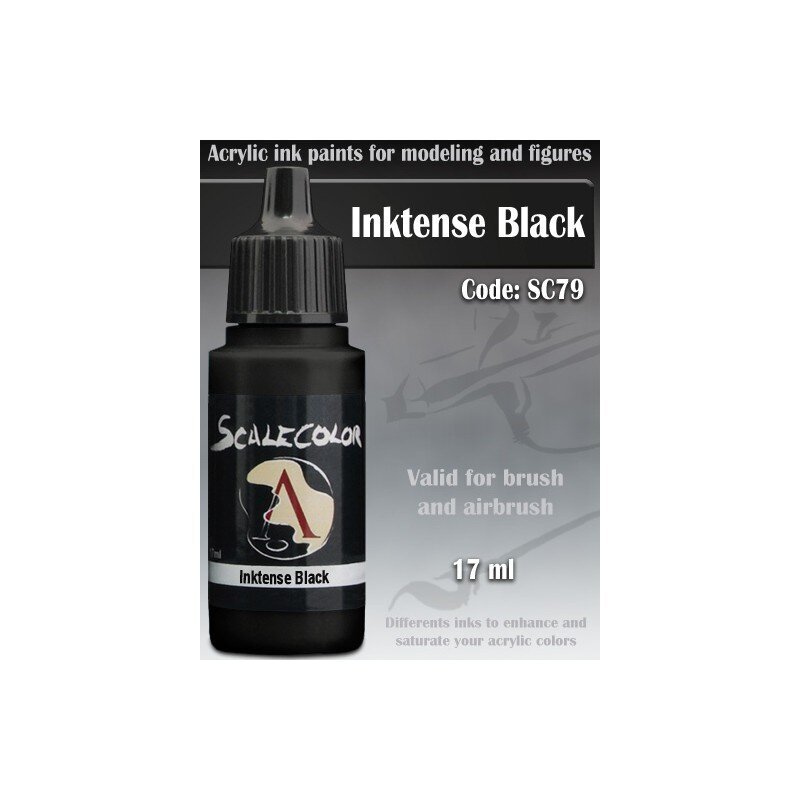Scale Color Inktense Black 17 Ml