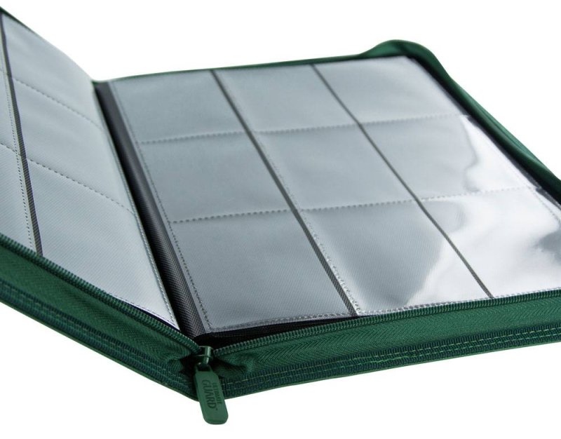 9 Pocket Zipfolio Xenoskin Gr N Green 2