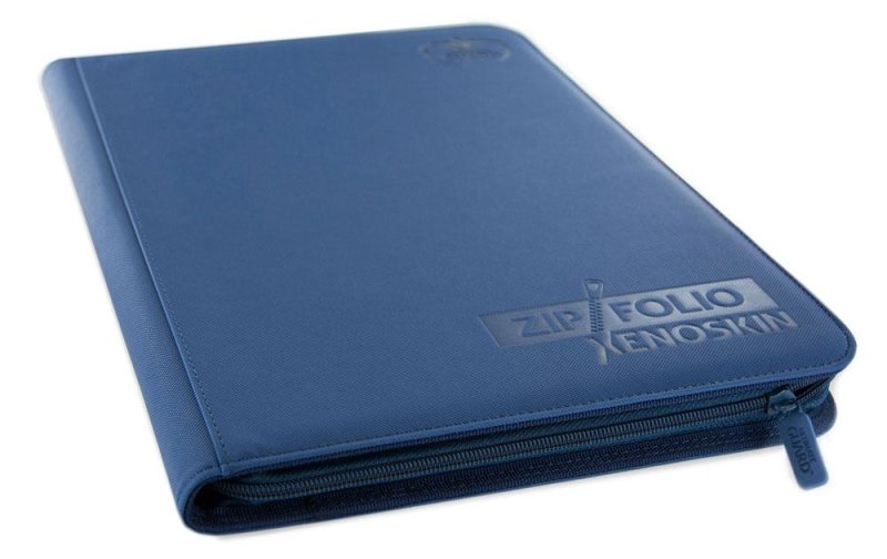 9 Pocket Zipfolio Xenoskin Blau Blue