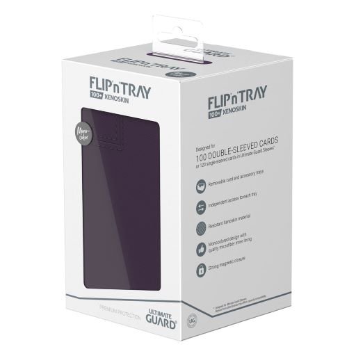 Ultimate Guard Flip N Tray 100 Xenoskin Monocolor Violett 70