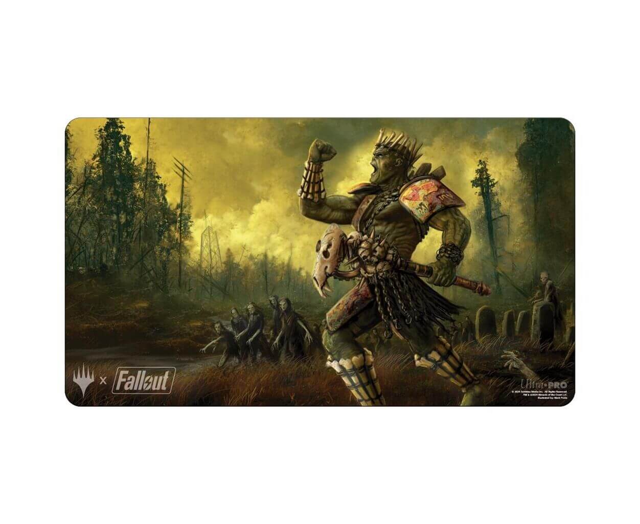 Ultra Pro Fallout Playmat West Tek Tyrant Grave Titan