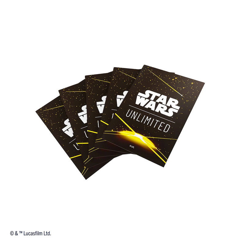 Star Wars Unlimited Art Sleeves Card Back Yellow 3