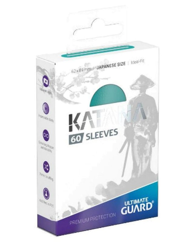 Ultimate Guard Katana Sleeves Japanische Groesse Turquoise 60