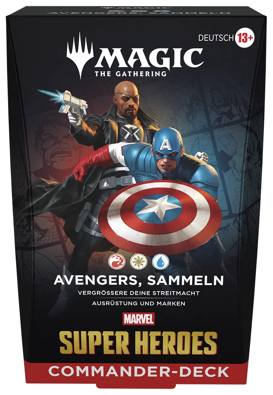Marvel Super Heroes - Commander-Deck Avengers, sammeln (DEU)