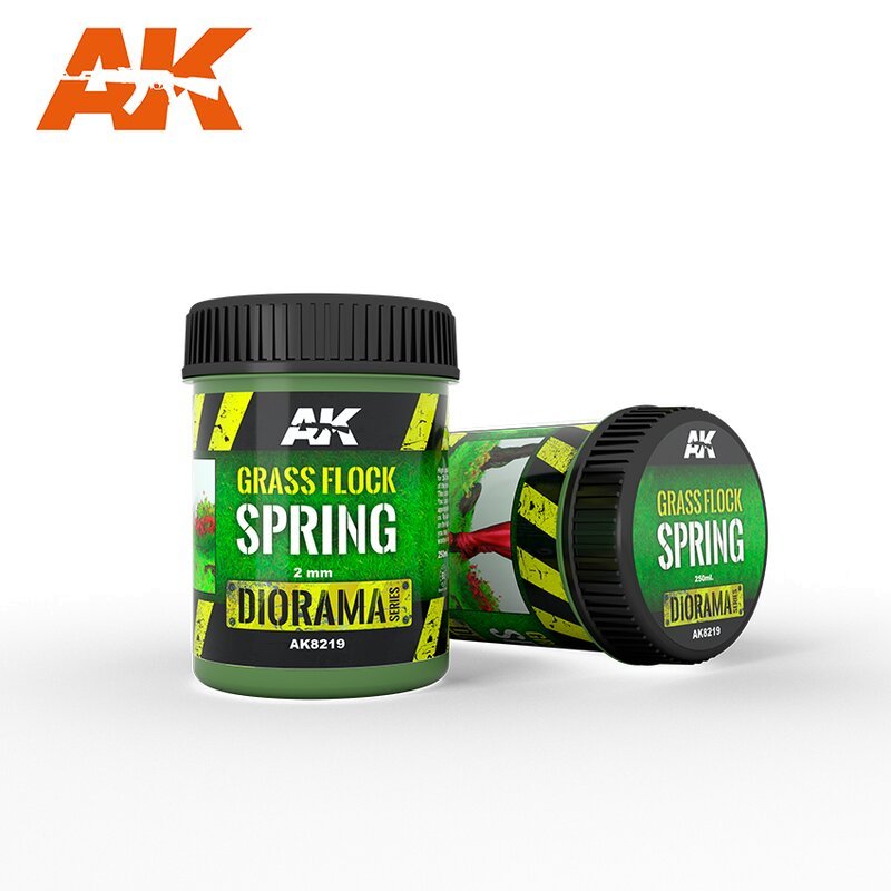 Ak 8219 Grass Flock 2Mm Spring 100Ml 2