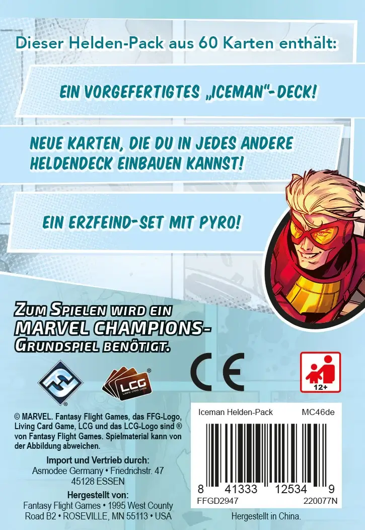 Marvel Champions Das Kartenspiel Iceman De 2