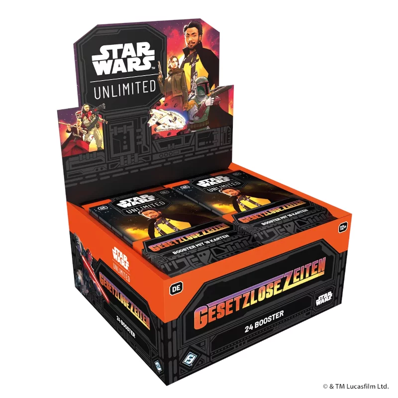 Star Wars: Unlimited – Gesetzlose Zeiten (Booster-Display) DE