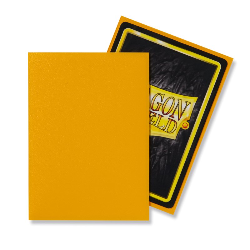 Dragon Shield Matte Yellow 100 Optik