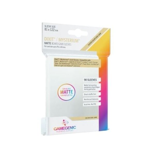 MATTE Dixit Sleeves 81 x 122 mm - Clear (90 Sleeves)