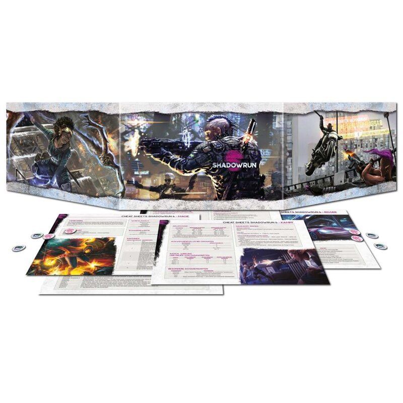 Shadowrun 6: Sichtschirmpack Shadowrun 6: Sichtschirmpack