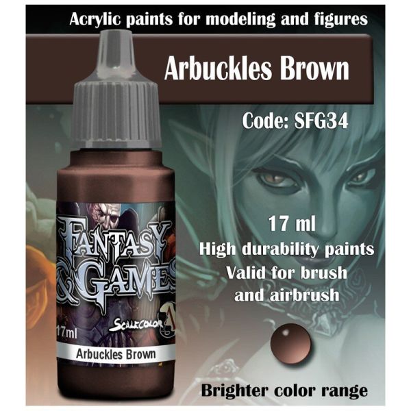 Scale75-Fantasy&Games-Arbuckles-Brown-(17mL)