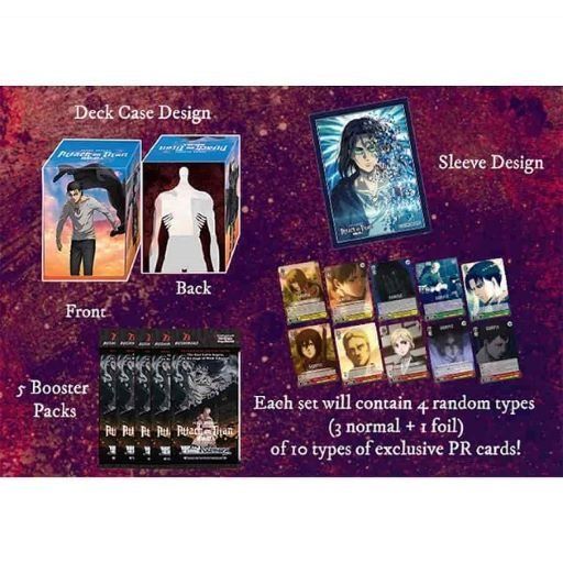 Weiß Schwarz - Attack On Titan: Final Season Supply Set (ENG) Weiß Schwarz - Attack On Titan: Final Season Supply Set (ENG)