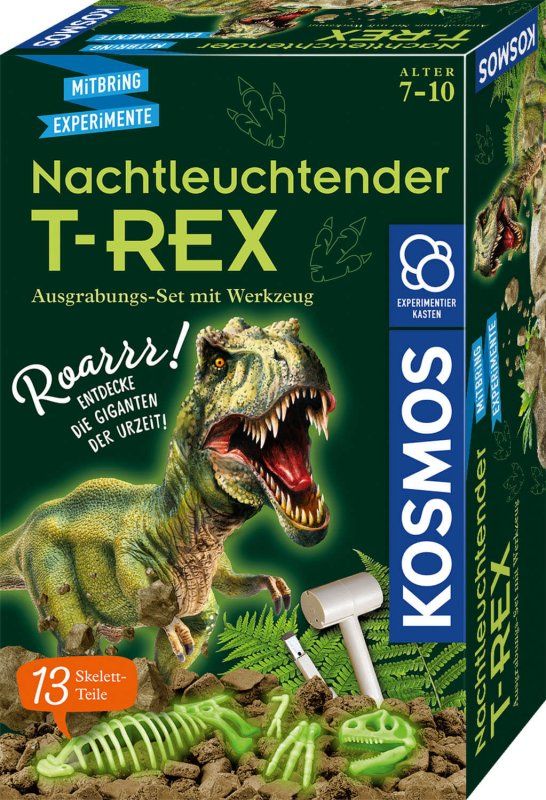 Nachtleuchtender T-Rex