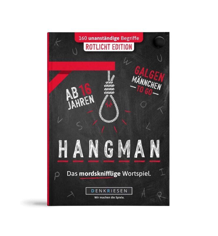 HANGMAN Rotlicht Edition "Galgenmännchen TO GO"