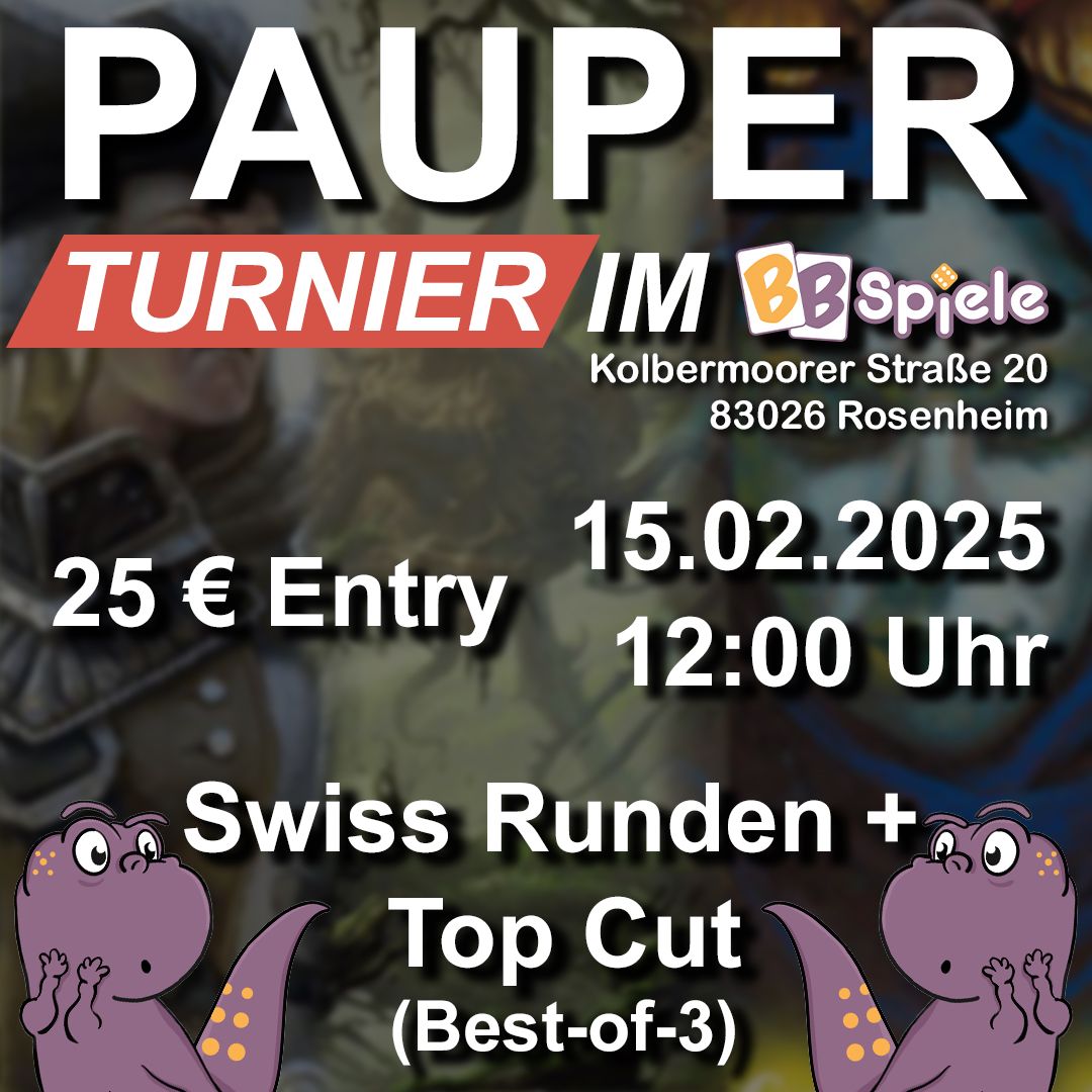 Magic Pauper Turnier - 15.02.2025 Magic Pauper Turnier - 15.02.2025